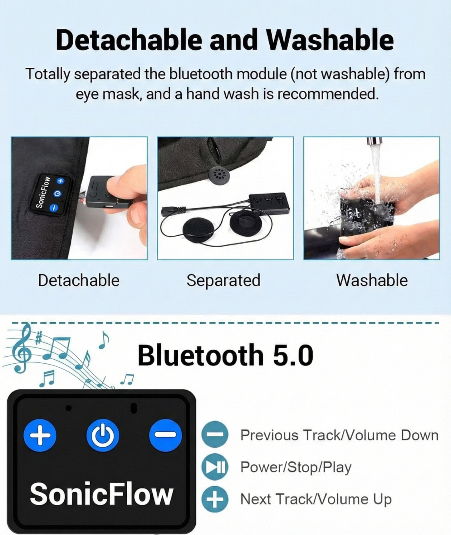 SonicFlow - Audio Headband for Sports